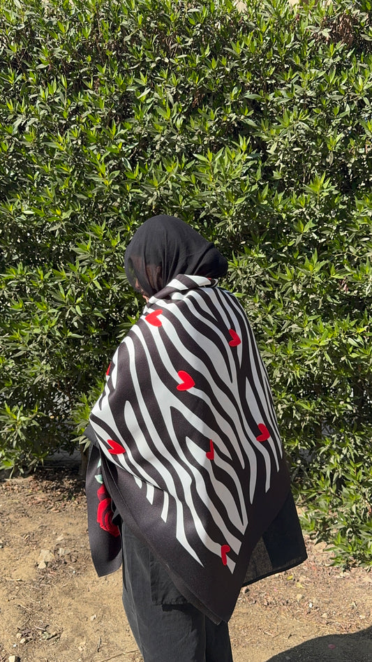 Leo- Zebra Shawl