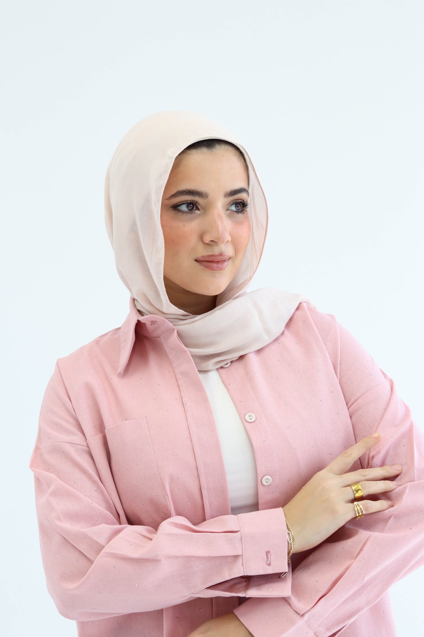 Pink Sparkle Crop Top