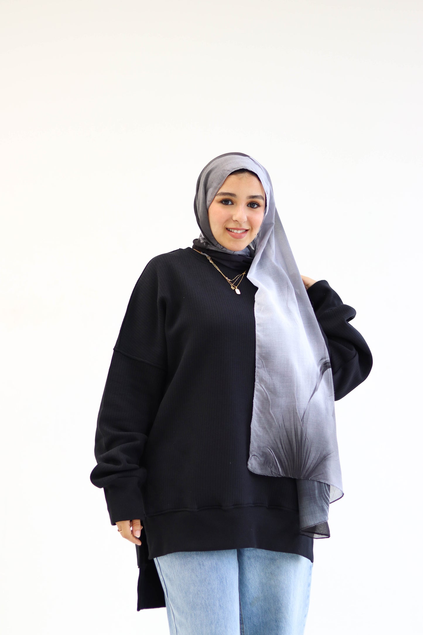 Black hoodie sweater