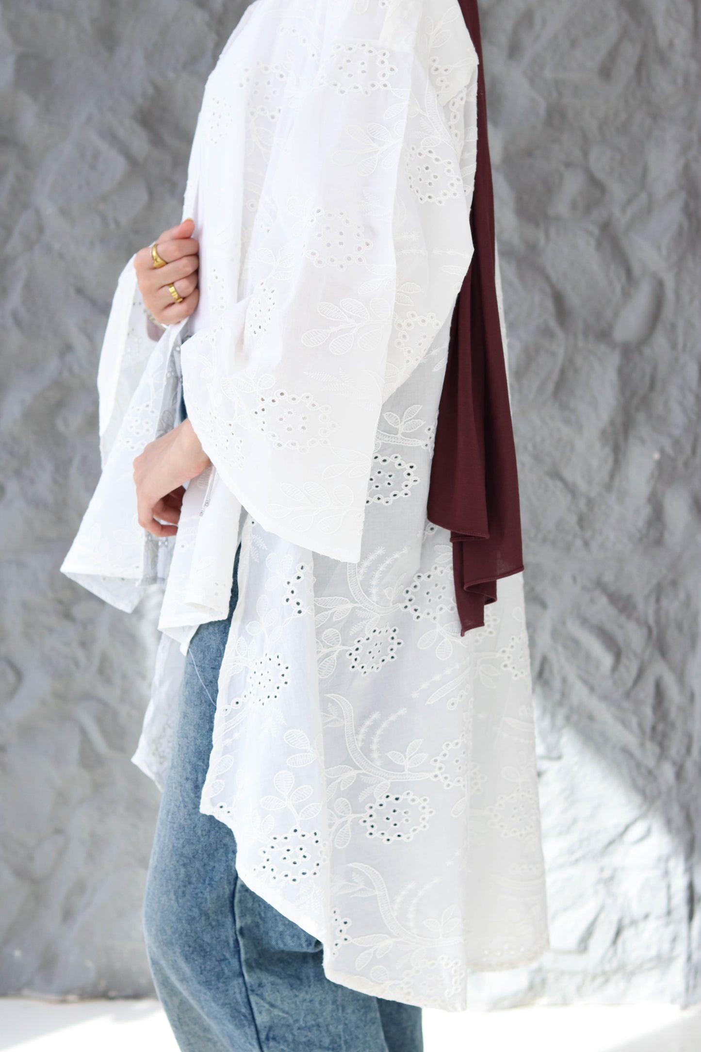 Flowy white blouse
