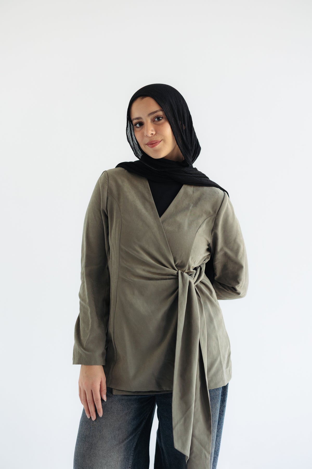 Noor Blouse (Suede)