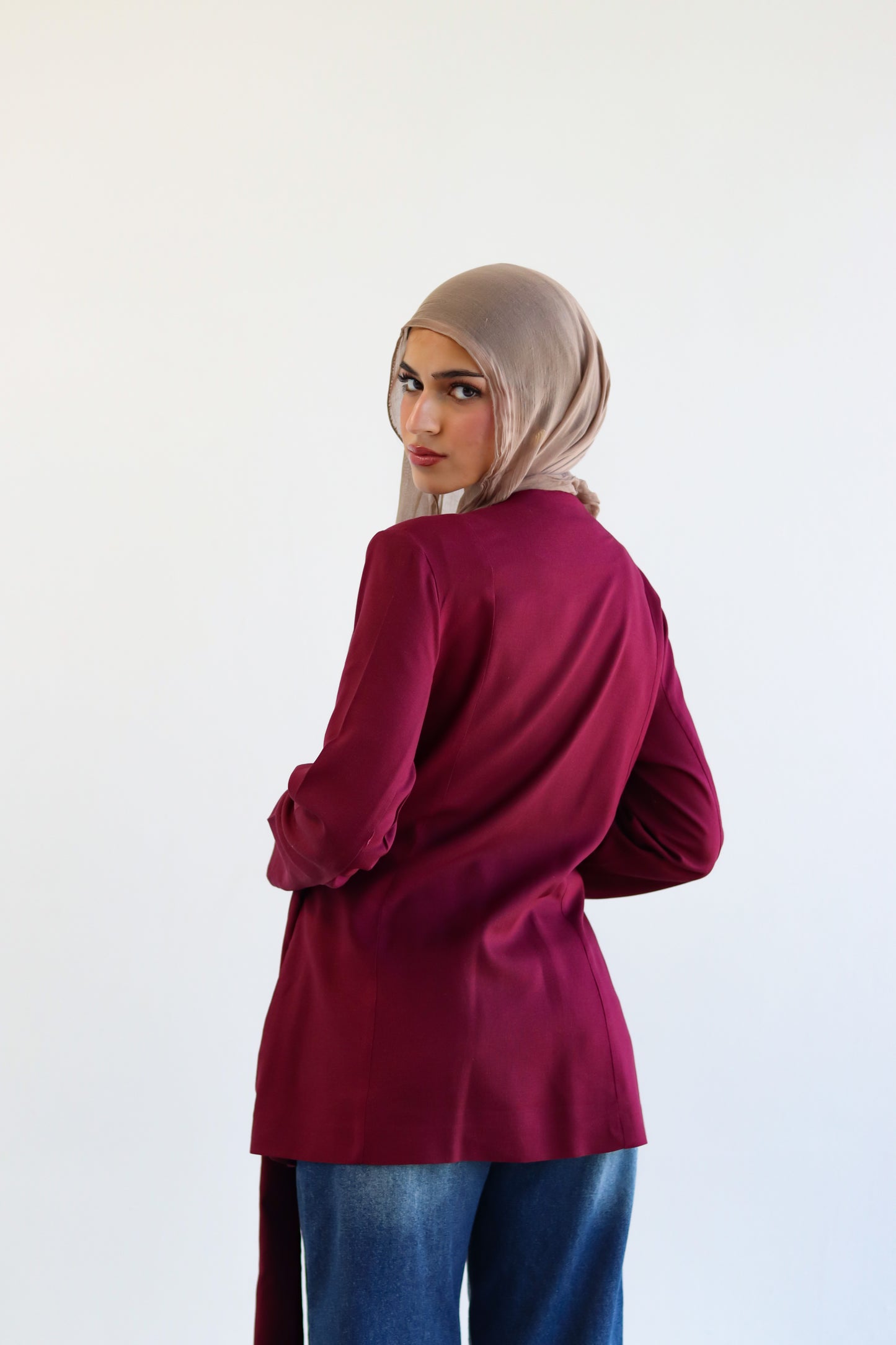 Noor Blouse Maroon
