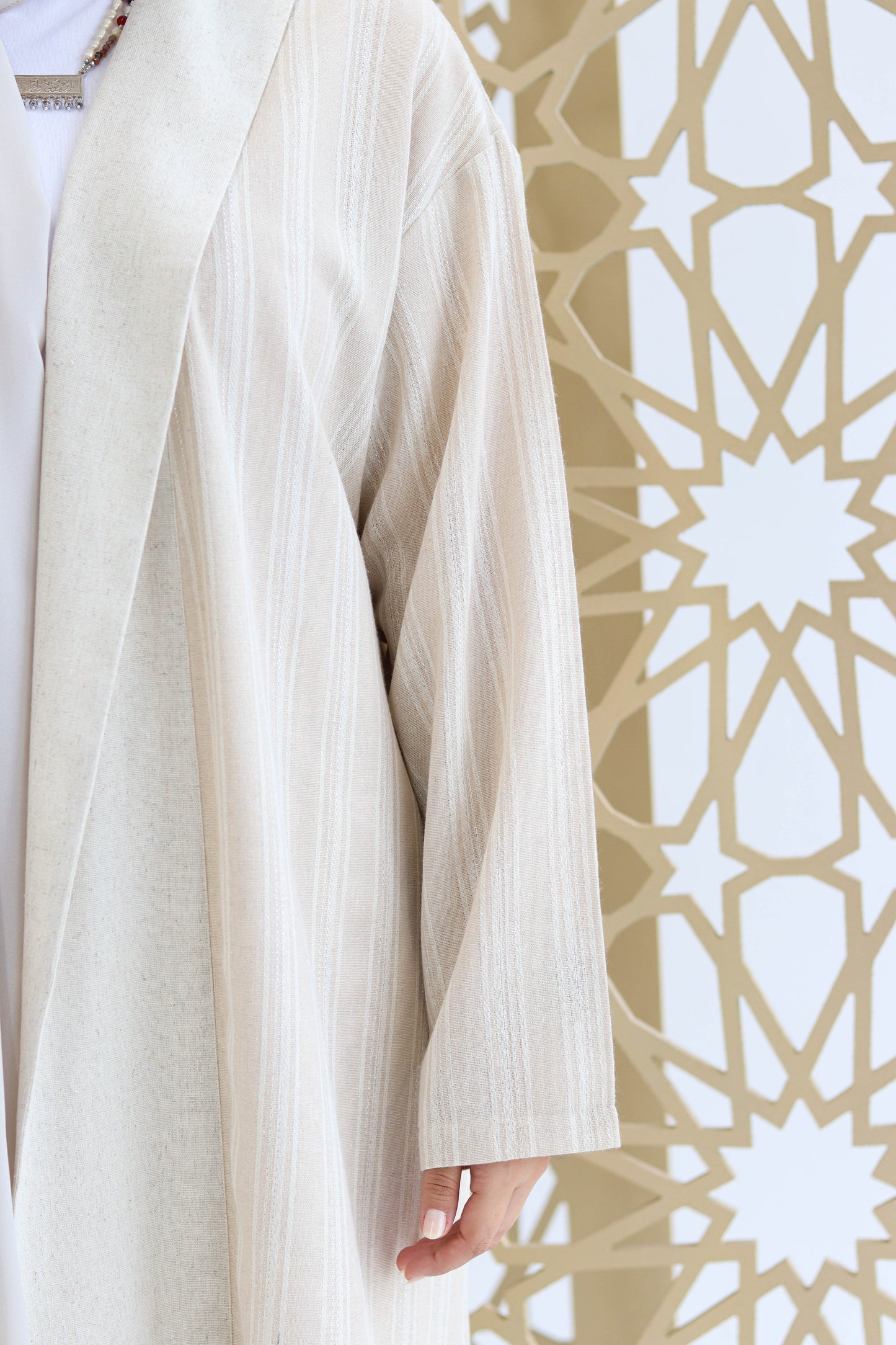 Beige/detail Kaftan