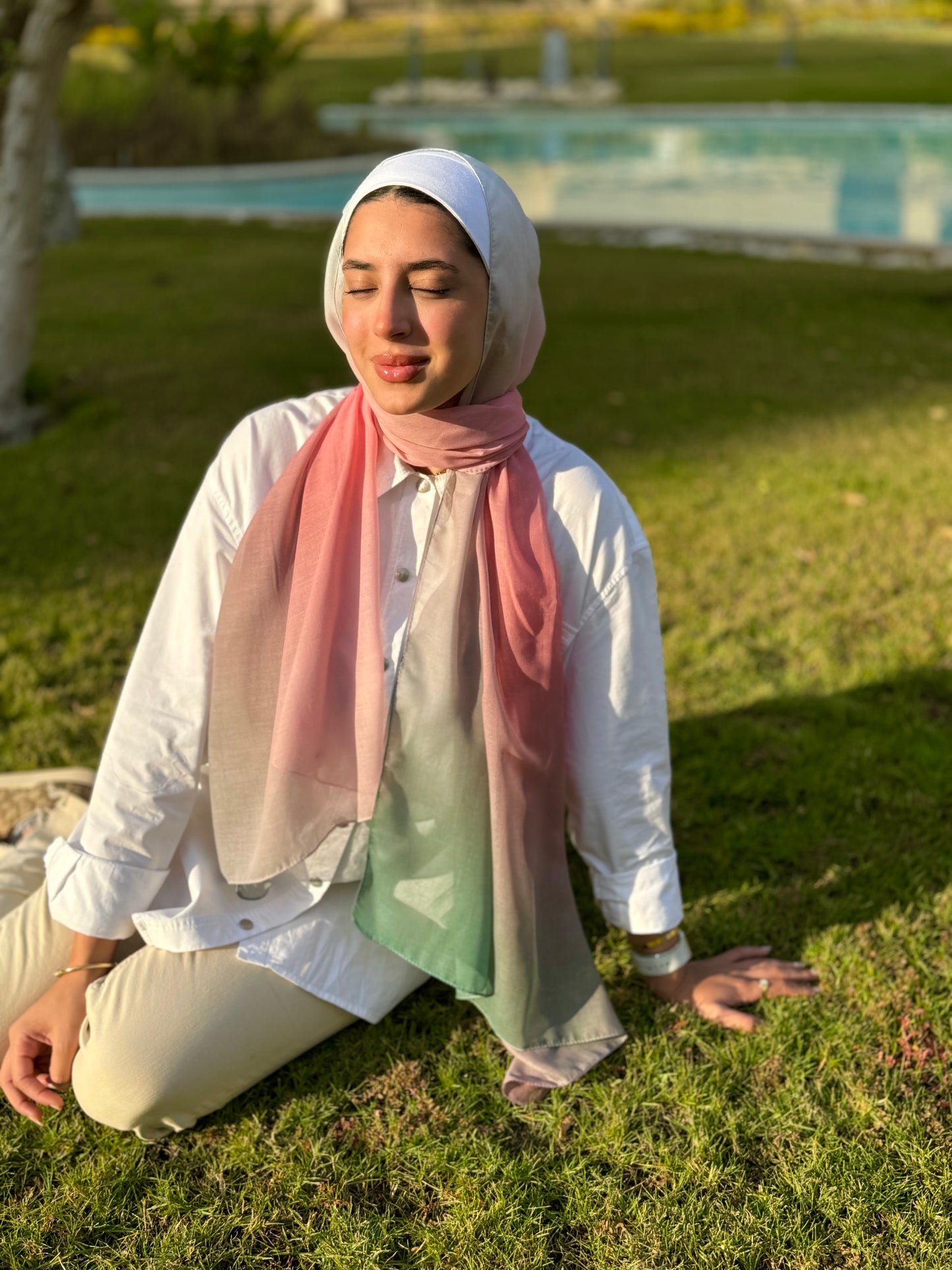 Bubble Gum Scarf