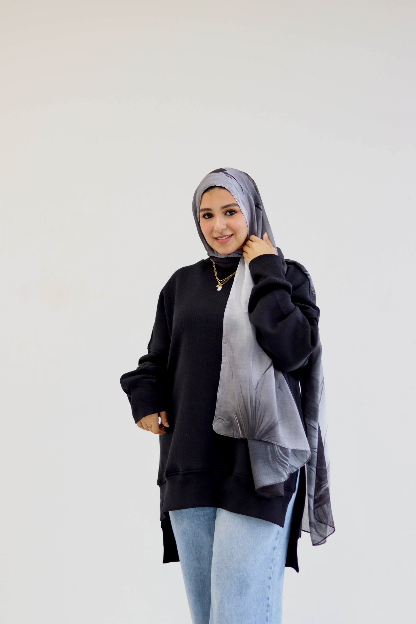 Black hoodie sweater