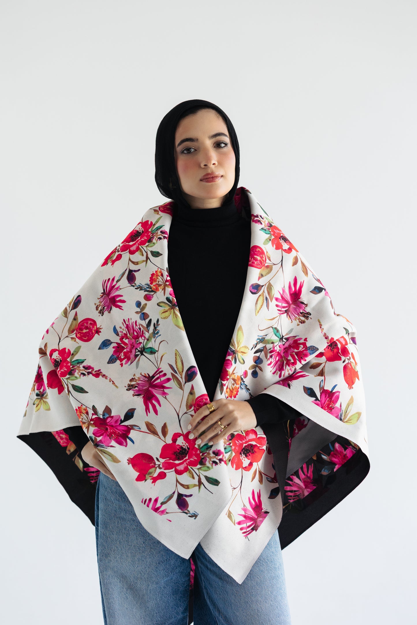 Pomegranate Flower Shawl