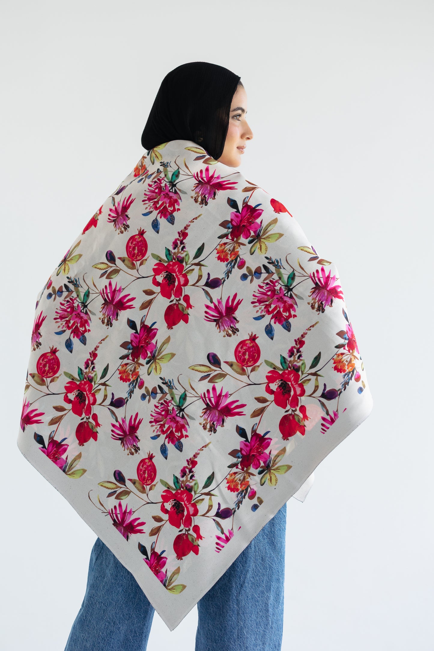 Pomegranate Flower Shawl