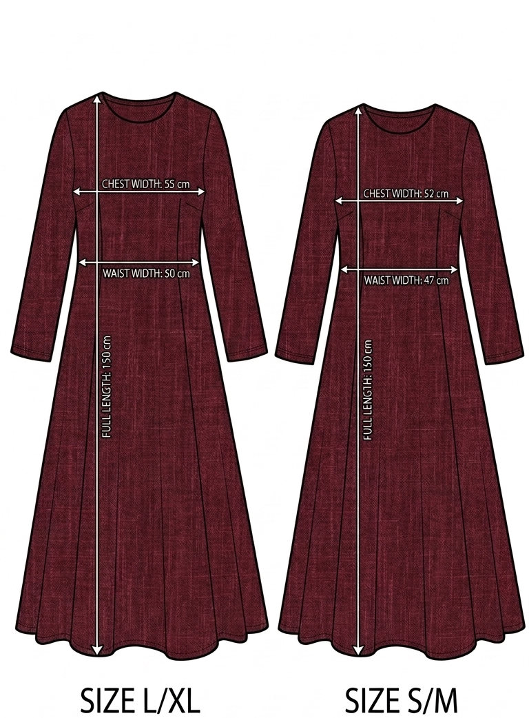 Bella Dress Maroon